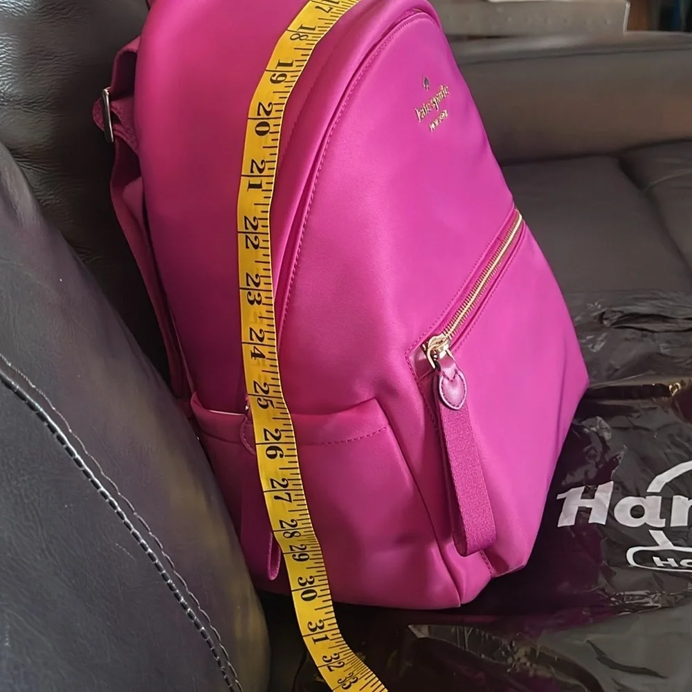 MWT Kate Spade Baja ROSE , beautiful backpack . ๐ measurements on pictures - Picture 3 of 15